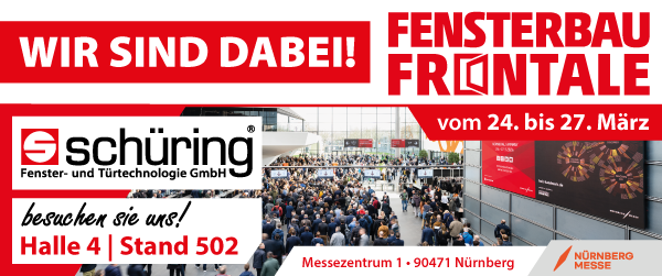 Schüring auf der Fensterbau 2026