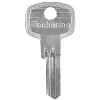 Profilzylinder: Schlüsselrohling eckig/ovaler