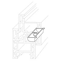 Flügelauflaufstücke 6 mm weiß