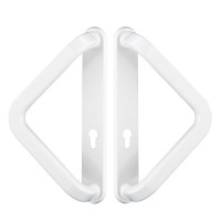 CP-Winkelgriffgarnitur 45 weiß beidseitig