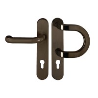 FlexDesign CP Drückergarnitur 45mm braun Dr-I,Ringgriff-A